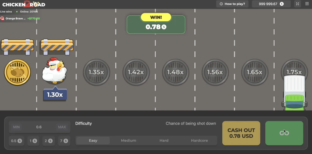 Chicken Road 2.0 demo